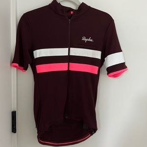 Rapha cold weather jersey burgundy color